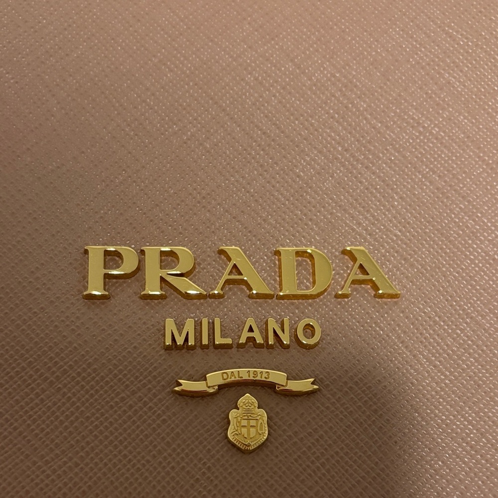 Prada Mini Saffiano Women's Powder Pink Leather Crossbody Bag - Picture 5 of 13